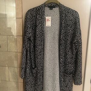 Sanctuary Monochrome Animal Print Top